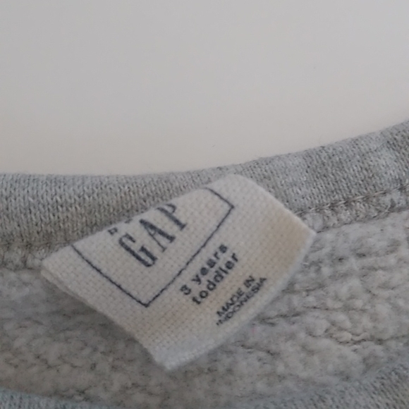 3/$15 👍 Gap toddler boy's long sleeved sweat shirt with dinosaur design - Picture 3 of 3